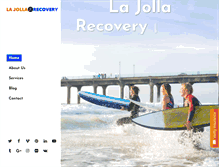 Tablet Screenshot of lajollarecovery.com